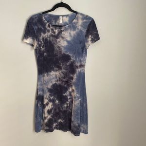 American Apparel tie-dye t-shirt dress